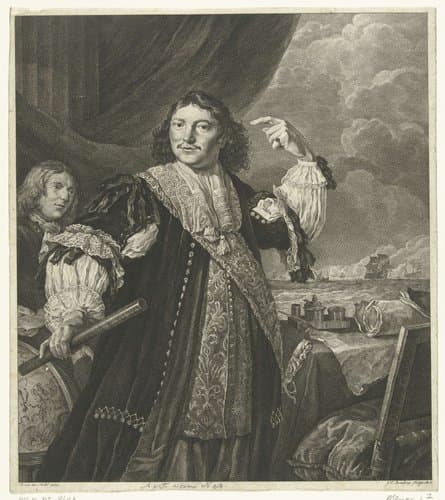 Portret van marineofficier Aert Jansz. van Nes by Johannes Christiaan Bendorp
