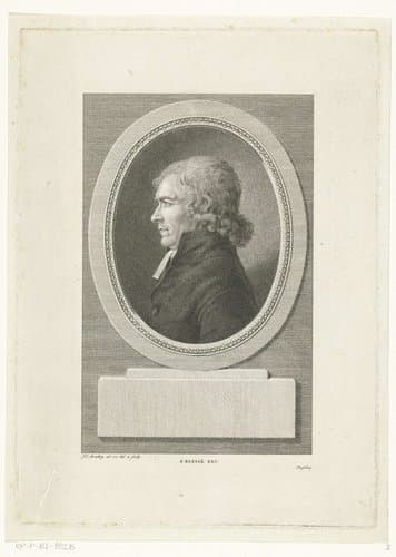 Portret van predikant Willem Christiaan van Manen by Johannes Christiaan Bendorp