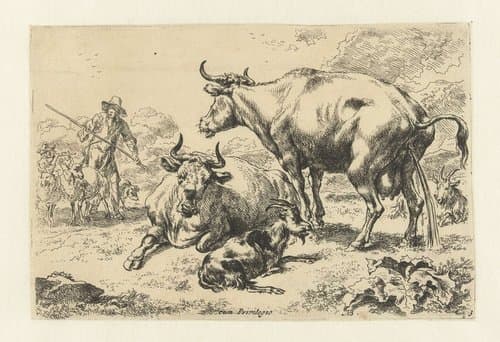 Dieren by Nicolaes Pietersz Berchem