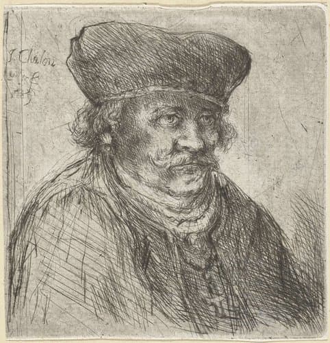 Oude man by Jan Chalon
