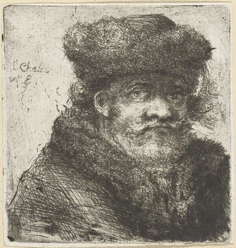 Oude man by Jan Chalon