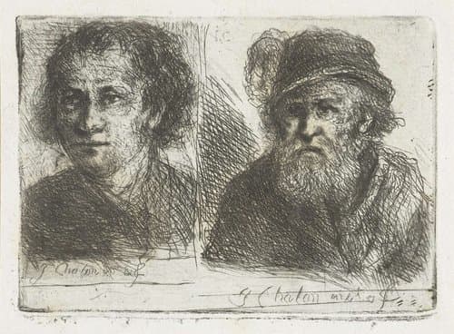 Twee mannen by Jan Chalon