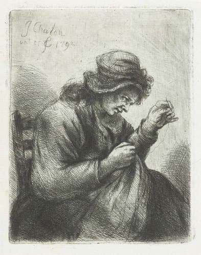 Kleermaakster by Jan Chalon
