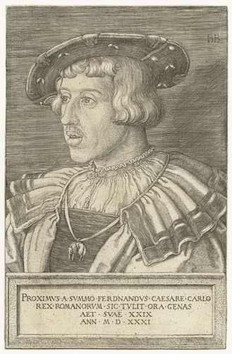 Portret van Keizer Ferdinand I by Barthel Beham