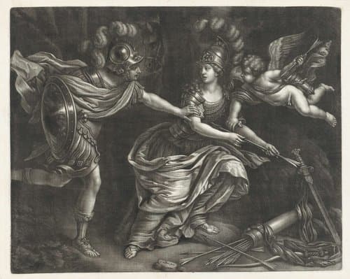 Rinaldo en Armida by Wallerant Vaillant
