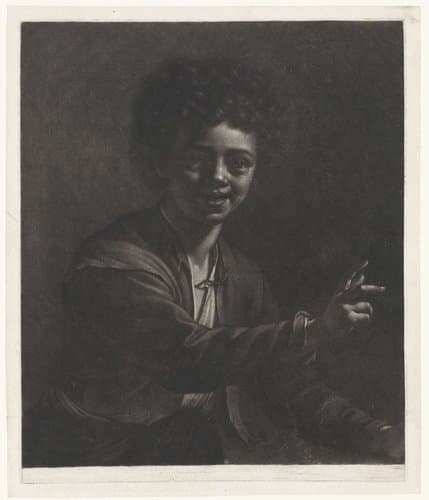 Lachende jongen by Wallerant Vaillant