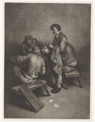 Herbergier bedient zijn klanten by Wallerant Vaillant