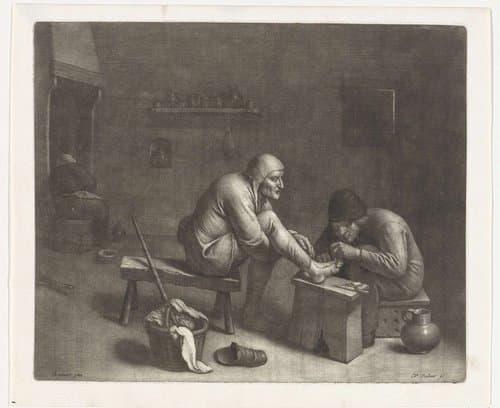 Man bij een arts by Wallerant Vaillant
