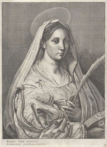 H. Catharina by Wenceslaus Hollar