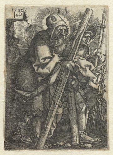 Andreas en Thomas by Hans Sebald Beham