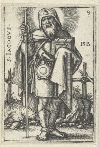 S. Iacobvs by Hans Sebald Beham