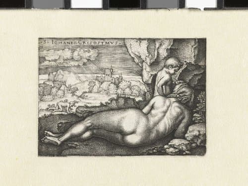 S. Iohanes Crisostmvs by Hans Sebald Beham