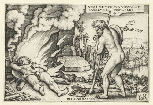 Werken van Hercules by Hans Sebald Beham