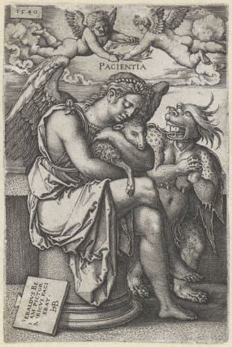 Pacientia by Hans Sebald Beham