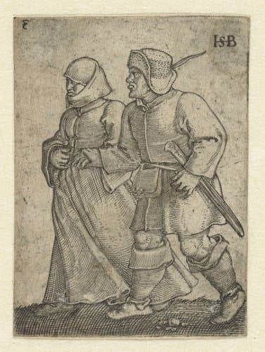 Boerenfeest by Hans Sebald Beham