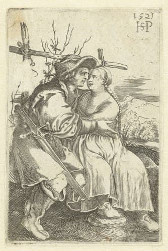 Boeren liefdespaar by anonymous