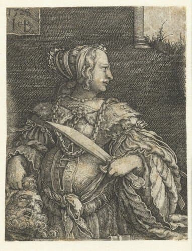 Judith met het hoofd van Holofernes by Jacob Binck