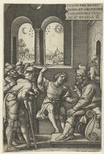 IOSPH RECENS ET PATRI ET SROTRIBVS SONIMIVM SVVM by Georg Pencz