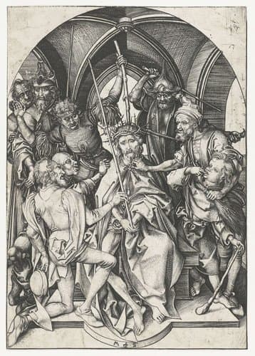 De doornenkroning by Martin Schongauer