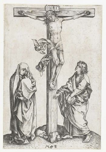 De kruisiging by Martin Schongauer