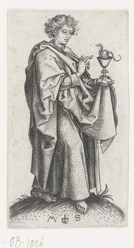 Apostel Johannes by Martin Schongauer