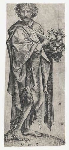 Johannes de Doper by Martin Schongauer