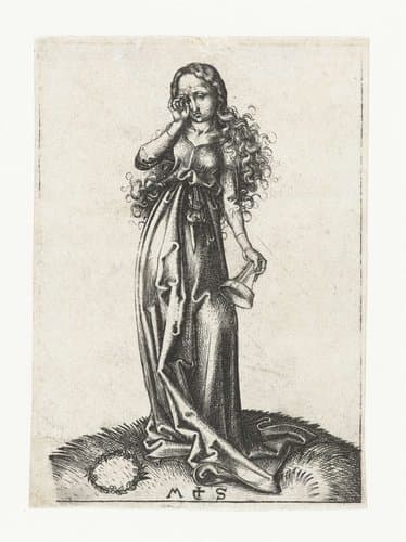 De wijze en de dwaze maagden by Martin Schongauer
