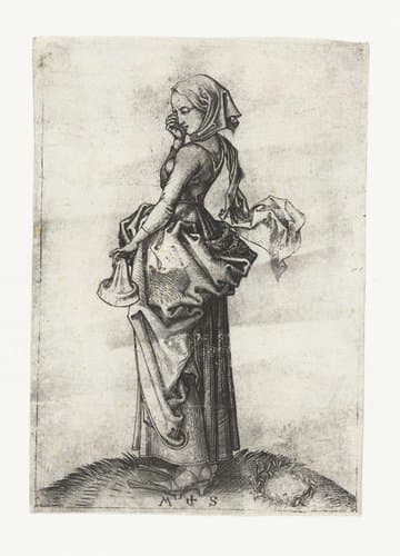 De wijze en de dwaze maagden by Martin Schongauer