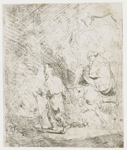 The Flight into Egypt by Rembrandt van Rijn