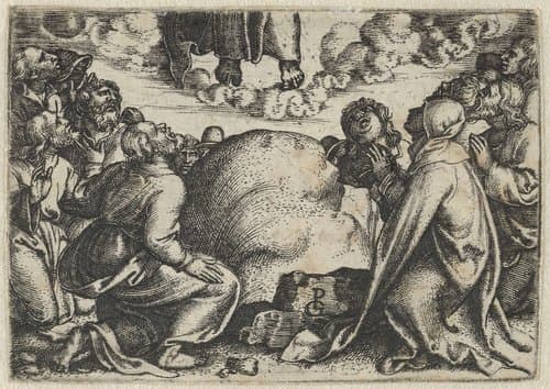 Hemelvaart van Christus by Georg Pencz