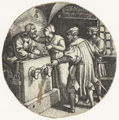 Werken van barmhartigheid by Georg Pencz