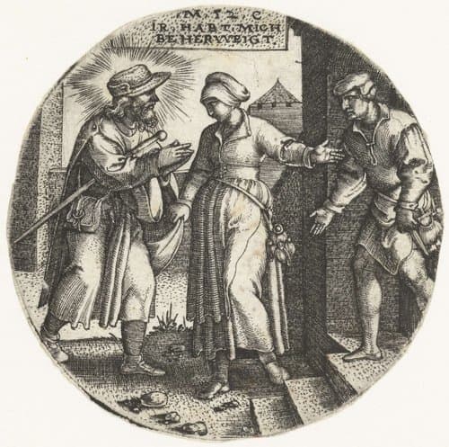 Werken van barmhartigheid by Georg Pencz