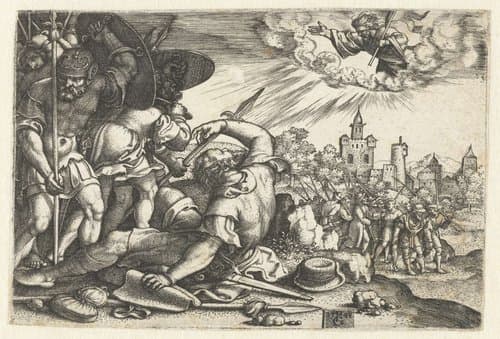 Bekering van Paulus by Georg Pencz