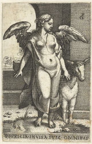 Zeven Hoofdzonden by Georg Pencz