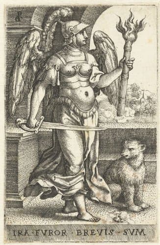 Ira fvror brevis svm by Georg Pencz