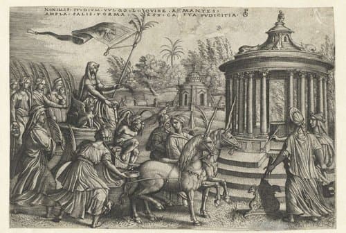 Triomf van Kuisheid by Georg Pencz