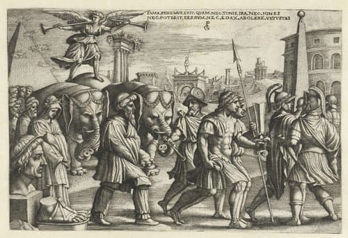 Triomf van Faam by Georg Pencz