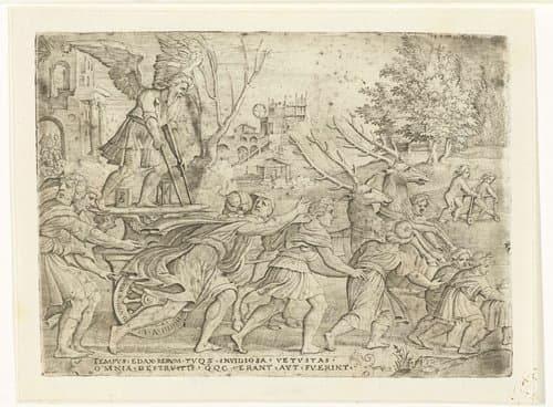 Triomf van de Tijd by Georg Pencz