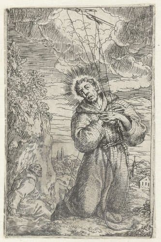 Stigmatisatie van heilige Franciscus by Jonas Umbach