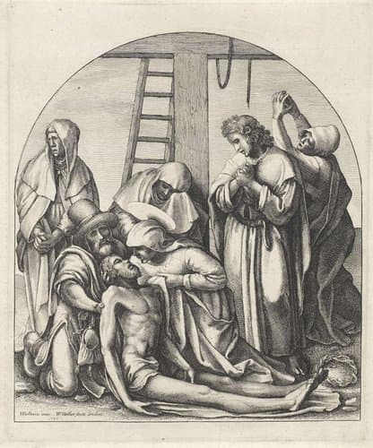 Kruisafname by Wenceslaus Hollar