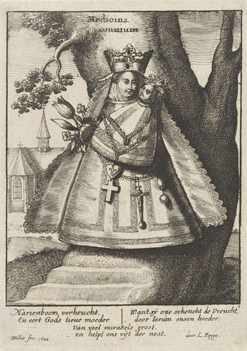 Madonna van Kleef by Wenceslaus Hollar