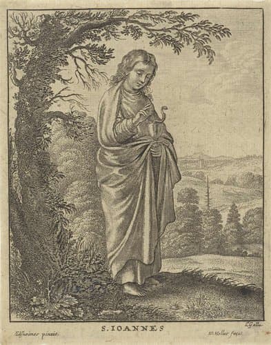 Johannes de Evangelist by Wenceslaus Hollar