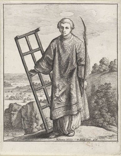 H. Laurentius by Wenceslaus Hollar