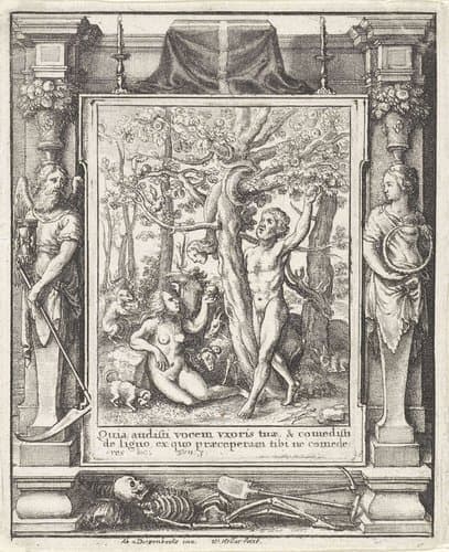 Zondeval by Wenceslaus Hollar