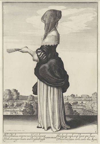 Zomer by Wenceslaus Hollar