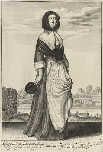 Autumne by Wenceslaus Hollar