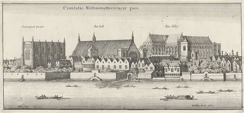 Gezichten te Londen by Wenceslaus Hollar