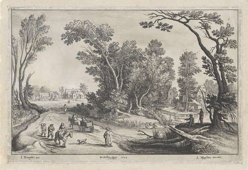 Landschappen by Wenceslaus Hollar