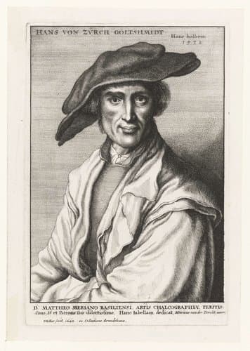 Portret Hans von Zürich by Wenceslaus Hollar