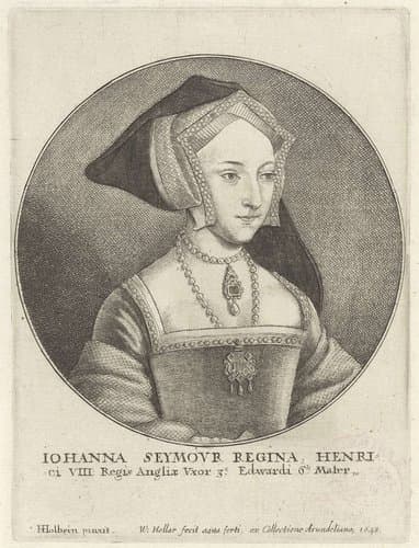Portret van Jane Seymour, koningin van Engeland by Wenceslaus Hollar